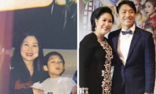 NSND Hồng Vân khoe ảnh con trai vừa nam tính vừa cao to, ẩn ý nghỉ ngơi, dựa dẫm vào con