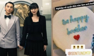 Xuất hiện chiếc bánh kem 'trà xanh' phiên bản dành cho Sơn Tùng M-TP