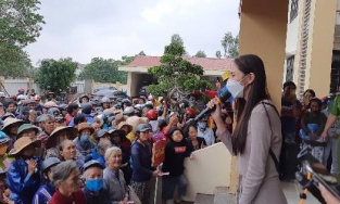 Nhiều người ở Quảng Trị được Thủy Tiên từ thiện nhưng chưa được thống kê