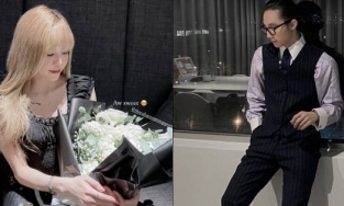 Thiều Bảo Trâm lộ diện sau 'đại hội xin lỗi', được người đặc biệt tặng hoa