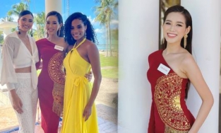 Đỗ Thị Hà cười hết cỡ, tự tin đối đáp đương kim Miss World Toni-Ann Singh
