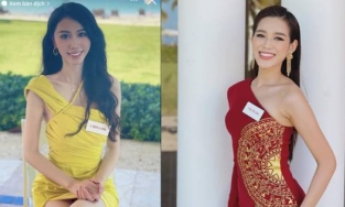 Đỗ Thị Hà cho Hoa hậu Trung Quốc mượn váy thi Head to Head Challenge