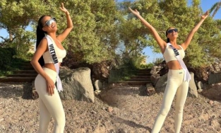 Á hậu Kim Duyên khoe thân hình săn chắc sau khi sụt cân