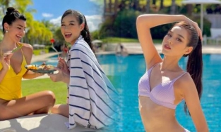 Đỗ Thị Hà diện bikini khoe body 'khét lẹt', nói gì về phần thi Head to Head Challenge ?