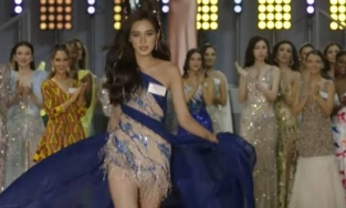 Hoa hậu Đỗ Thị Hà xuất hiện ấn tượng trong video Fashion Show được Miss World đăng tải