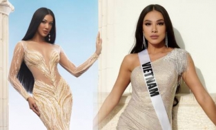 Trước giờ G, Kim Duyên vẫn kịp chiếm spotlight trên trang chủ Miss Universe