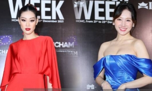 Hari Won mặc váy bó, đáp trả tin đồn mang bầu, Hoa hậu Khánh Vân lộ diện sau lùm xùm