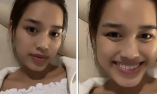 Đỗ Thị Hà mặt mộc hoàn toàn, không cả son môi nhưng netizen không tìm ra khuyết điểm