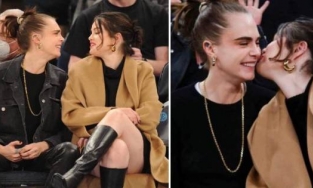 Bông hồng trên lưng Selena Gomez giống hệt bông hồng trên sườn Cara Delevingne