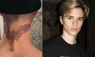 Con trai giàu nhất của David Beckham xăm 2 hình giống hệt bố để 'lấy vía'