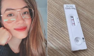 Á hậu Hoàng My tự 'bắt bệnh', cho rằng mình nhiễm biến chủng Omicron 