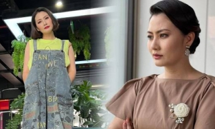 'Mặt nạ gương' vừa kết thúc, Ngọc Lan từ U50 trên phim trở về làm gái son ngoài đời