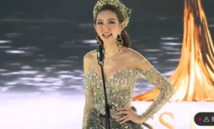 Thùy Tiên lạc giọng khi tái hiện lại cảnh giới thiệu bản thân tại Miss Grand International
