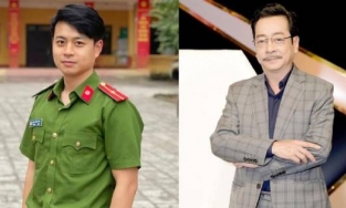 Con trai NSND Hoàng Dũng để ria mép, giống bố đến ngỡ ngàng 