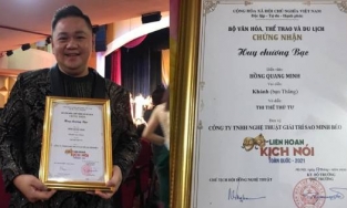 Minh Béo nhận Huy chương Bạc tại Liên hoan Kịch nói toàn quốc 2021, ban tổ chức nói gì? 