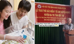 Còn 'ngậm ti' nhưng con trai thiếu gia Phan Thành đã được vinh danh nhờ hoạt động thiện nguyện