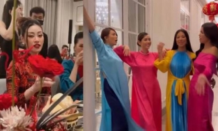 Lộ bằng chứng Hoa hậu Khánh Vân và team Miss Universe Việt Nam 'nghỉ chơi' 