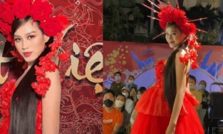 Vừa về nước, Đỗ Thị Hà đã đắt show thời trang, giữ ngôi vedette