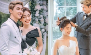 Á hậu Phương Nga về nhà diễn viên Bình An đón Tết, ra dáng vợ hiền dâu thảo