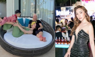 Diệp Lâm Anh và Quỳnh Thư không hẹn mà gặp cùng khoe ảnh nghỉ dưỡng, chỉ khác người đi cùng