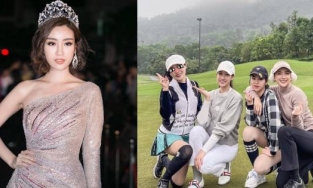 Hoa hậu Đỗ Mỹ Linh và cậu thứ nhà bầu Hiển 'mỗi người một nơi' sau khi vướng tin đồn hẹn hò