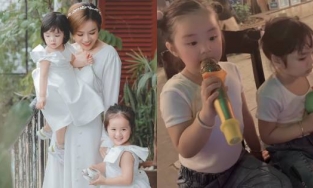 Con gái Hoài Lâm mới 4 tuổi đã hát nhạc của Alan Walker, dự kiến sẽ nối nghiệp bố 