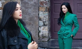 Hoa hậu Giáng My ở tuổi 51: Dáng thon, da nõn nà, tóc đen nhánh