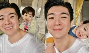 Cặp cháu nội song sinh bí ẩn nhà bầu Hiển khiến dân tình đặc biệt quan tâm 