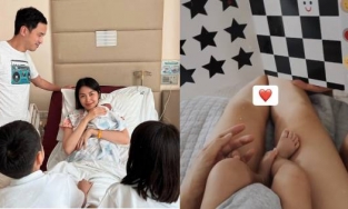 Con trai mới 3 tháng tuổi, vợ chồng tỷ phú Louis Nguyễn - Tăng Thanh Hà đã dạy con học