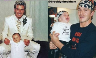 David Beckham đăng ảnh Brooklyn thời thơ ấu nhưng vẻ điển trai theo năm tháng của bố mới gây chú ý