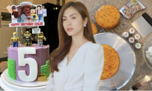 Tăng Thanh Hà làm bánh sinh nhật mừng Chloe 5 tuổi, nhìn bánh là biết Hà Tăng hiểu con thế nào