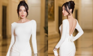 Diện váy ôm sát khoe đường cong, Hoa hậu Thuỳ Tiên để lộ 1 khuyết điểm chí mạng