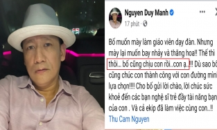 Ca sĩ Duy Mạnh hiếm hoi nói về ái nữ 'Thôi... bố cũng chịu rồi con ạ' 