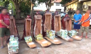 Phá đường dây vận chuyển ma túy lớn được giấu trong các pho tượng Phật