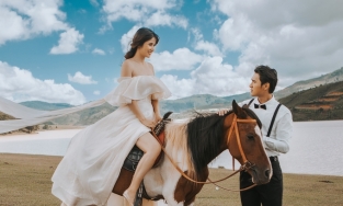 Hậu đám cưới bí mật, vợ cũ Phan Thanh Bình khoe ảnh cưới với chồng trẻ