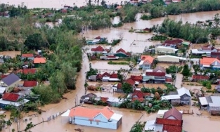 Hơn 6.000 hộ dân ở Quảng Ngãi bị ngập sau bão số 9