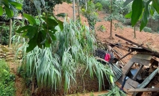 3 đứa trẻ bơ vơ khi cha mẹ đều chết trong vụ sạt lở đất ở Trà Vân