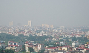 Chỉ số chất lượng không khí Hà Nội ở mức kém về đêm
