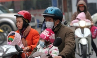 Không khí lạnh tăng cường gây mưa rét ở Bắc Bộ vào cuối tuần