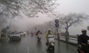 Thời tiết 25/1: Miền Bắc nhiều nơi có mưa phùn và sương mù