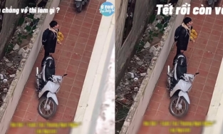 Về quê ăn Tết, nam sinh bị bố chặn cửa đuổi đi vì 'cô vít có veo về làm gì'