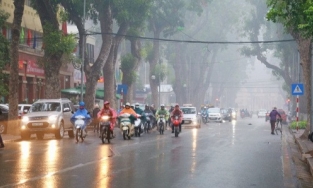 Thời tiết 26/2: Hà Nội sáng có mưa nhỏ, mưa phùn và sương mù; đêm vài nơi cũng có mưa