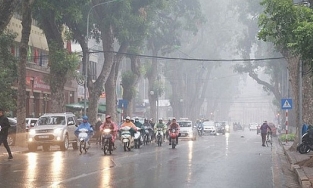 Thời tiết 9/3: Bắc Bộ trời có mưa, vài nơi trưa chiều có nắng, ban đêm trời rét