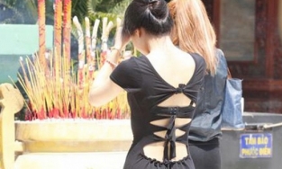 Mặc hở đi chùa sẽ bị phạt nặng từ 1/6