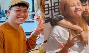 Mũi trưởng Long bị soi đeo vòng đôi với Hậu Hoàng trong clip đồng đội đăng