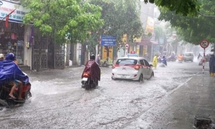 Từ hôm nay đến hết ngày 10/6, ở Bắc Bộ, Thanh Hóa và Nghệ An tiếp tục có mưa to