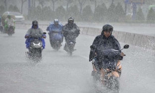 Thời tiết 13/6: Mưa khắp khu vực Bắc Bộ đến Thừa Thiên Huế