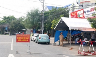 Sáng 14/7, Hà Nội lập 22 chốt kiểm soát dịch, có trạm test nhanh SARS-CoV-2