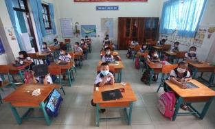 TP.HCM: Sáng 20/10, những học sinh đầu tiên trở lại trường sau nghỉ dịch