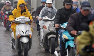 Từ chiều tối và đêm 31/3 đến ngày 01/4, miền Bắc có mưa rào và dông, trời chuyển rét